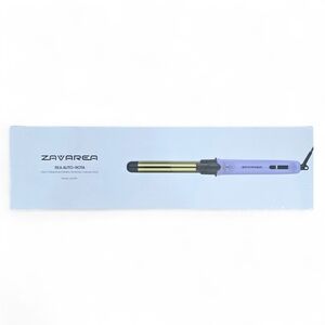 ZAVAREA 1” Titanium Auto Rotating Curling Iron Purple NIB Sealed Model UV217M